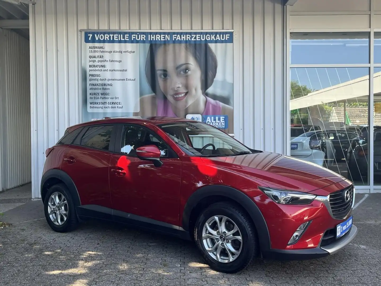 Mazda CX-3 120 FWD Exclusive-Line*NAVI*LED*SHZ*PDC*ALU* Rosso - 1