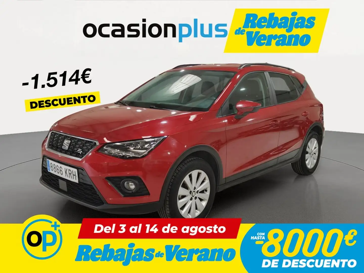 SEAT Arona 1.6TDI CR S&S Style 115 Rojo - 1