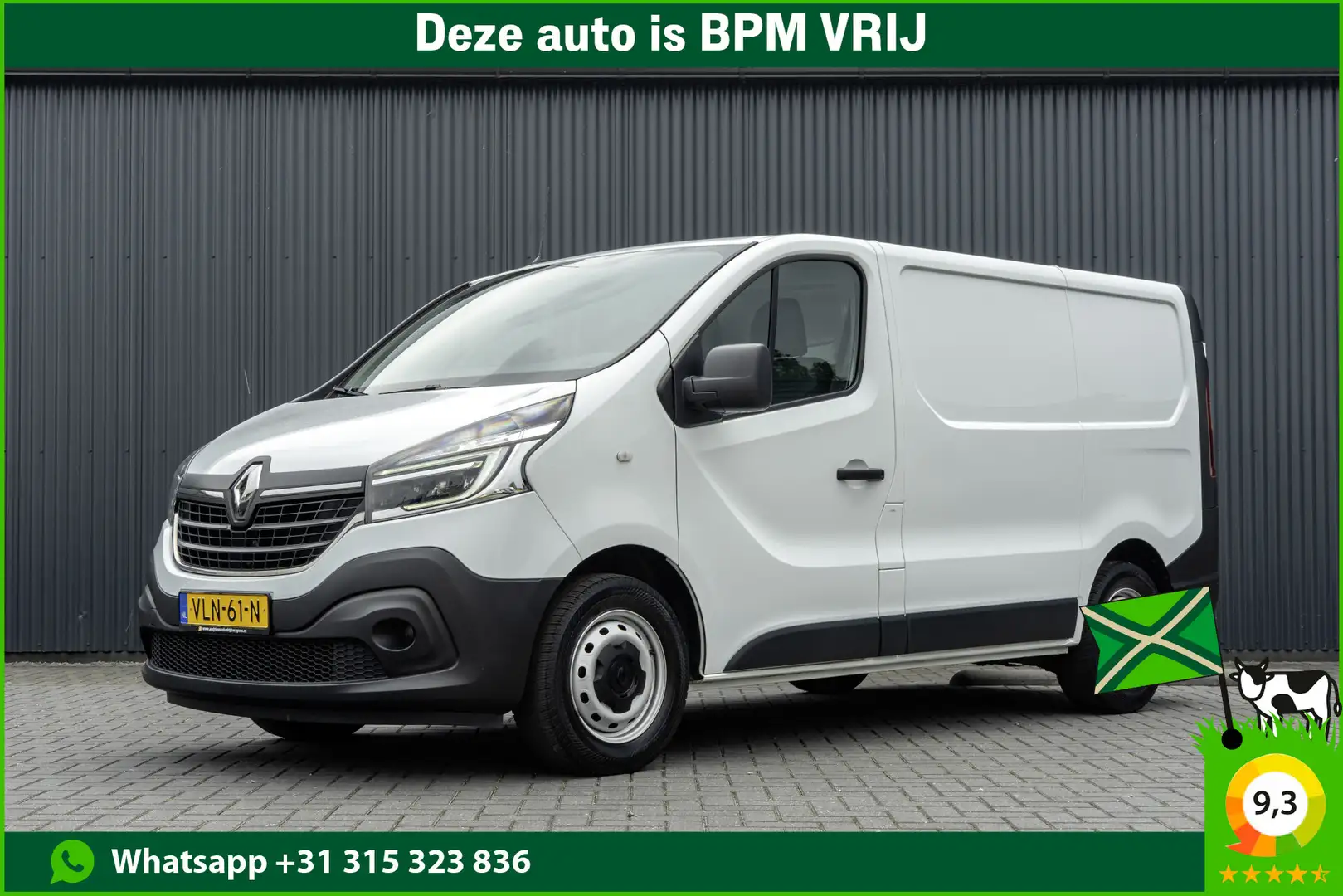 Renault Trafic 2.0 dCi 120PK| L1H1 | LED | Navigatie | Cruise | 3 Wit - 1