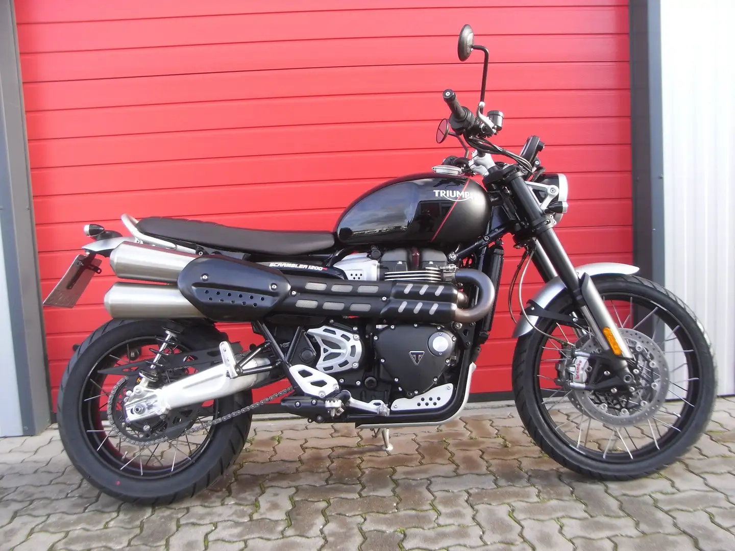 Triumph Scrambler 1200 XC -1 Hand +Umbau - Neue Bereifung!!! Negru - 1