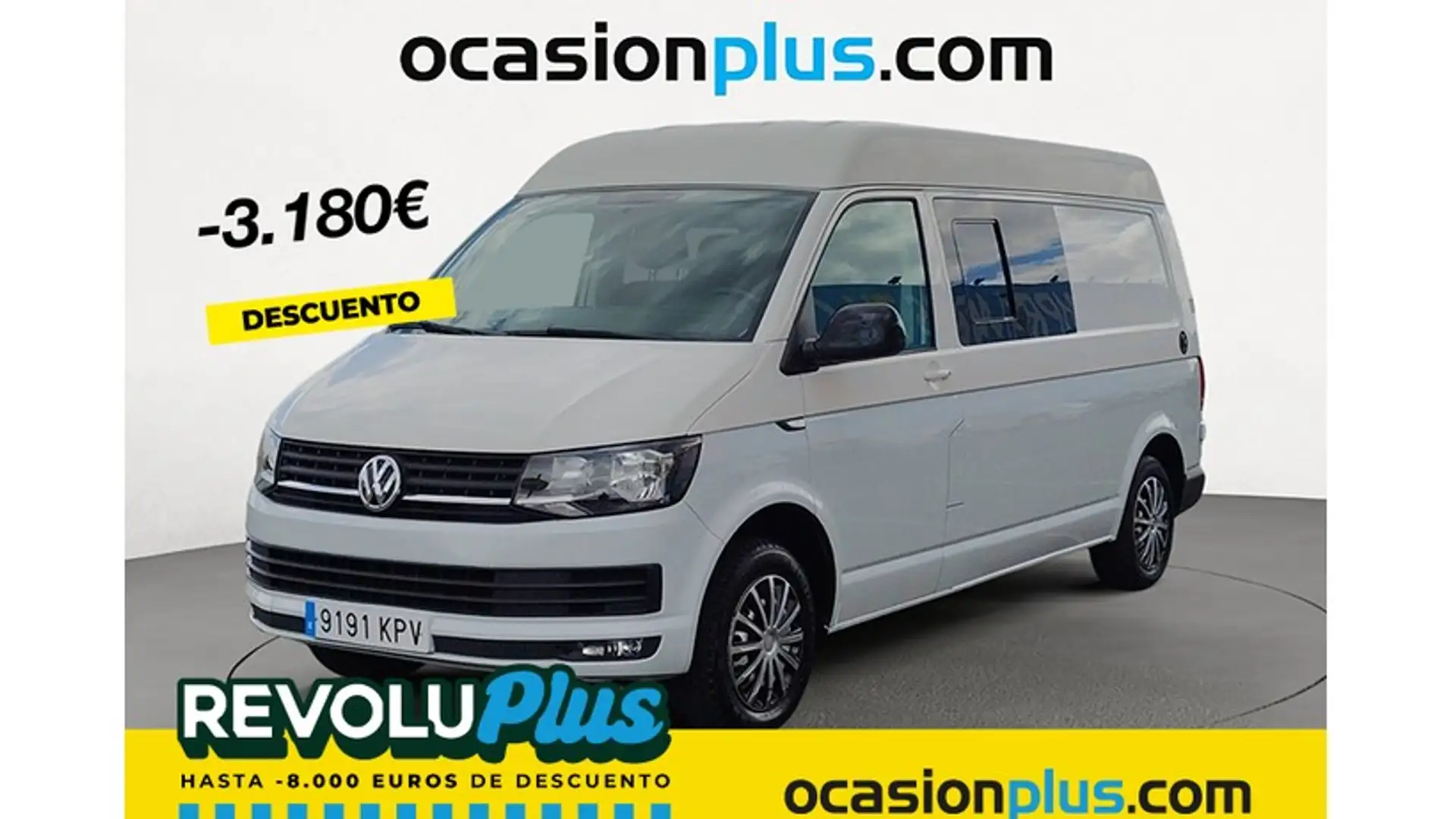 Volkswagen Transporter Furgón 2.0TDI SCR BMT Largo 75kW Blanc - 1