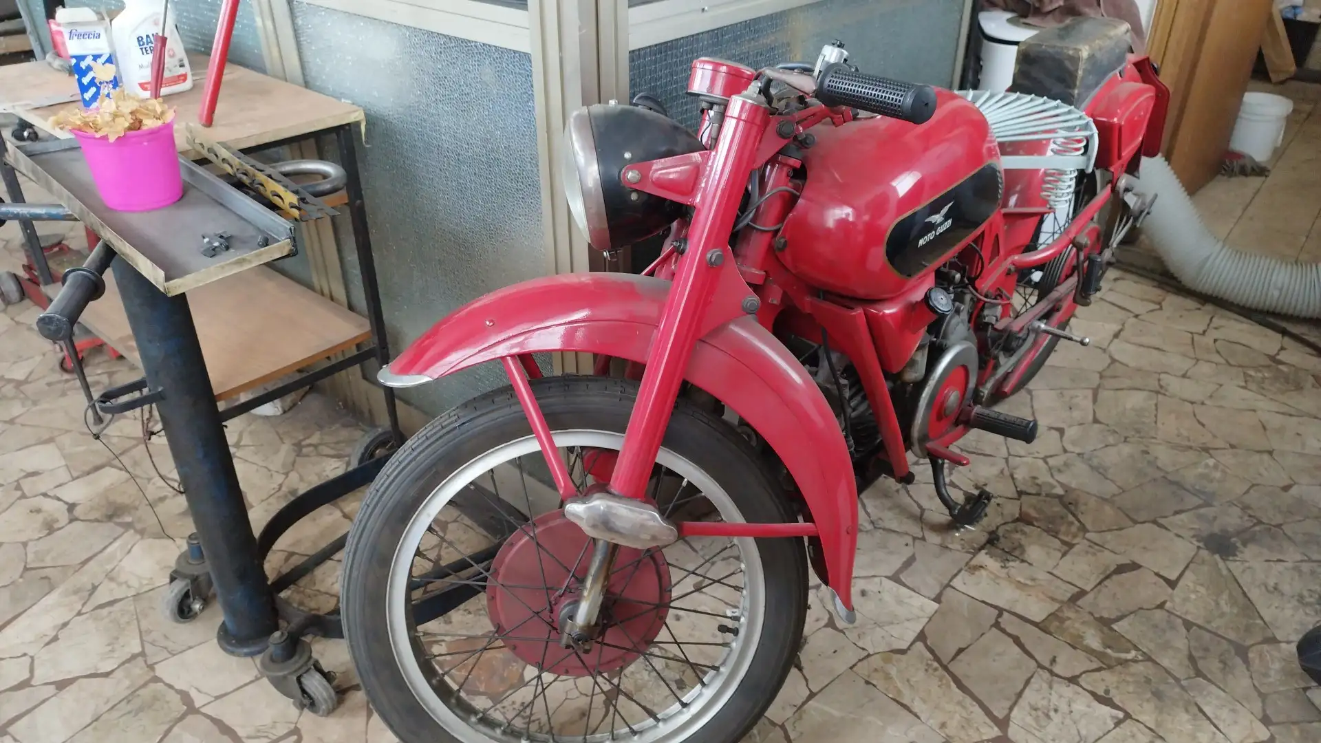 Moto Guzzi Airone 250 sport Rosso - 1