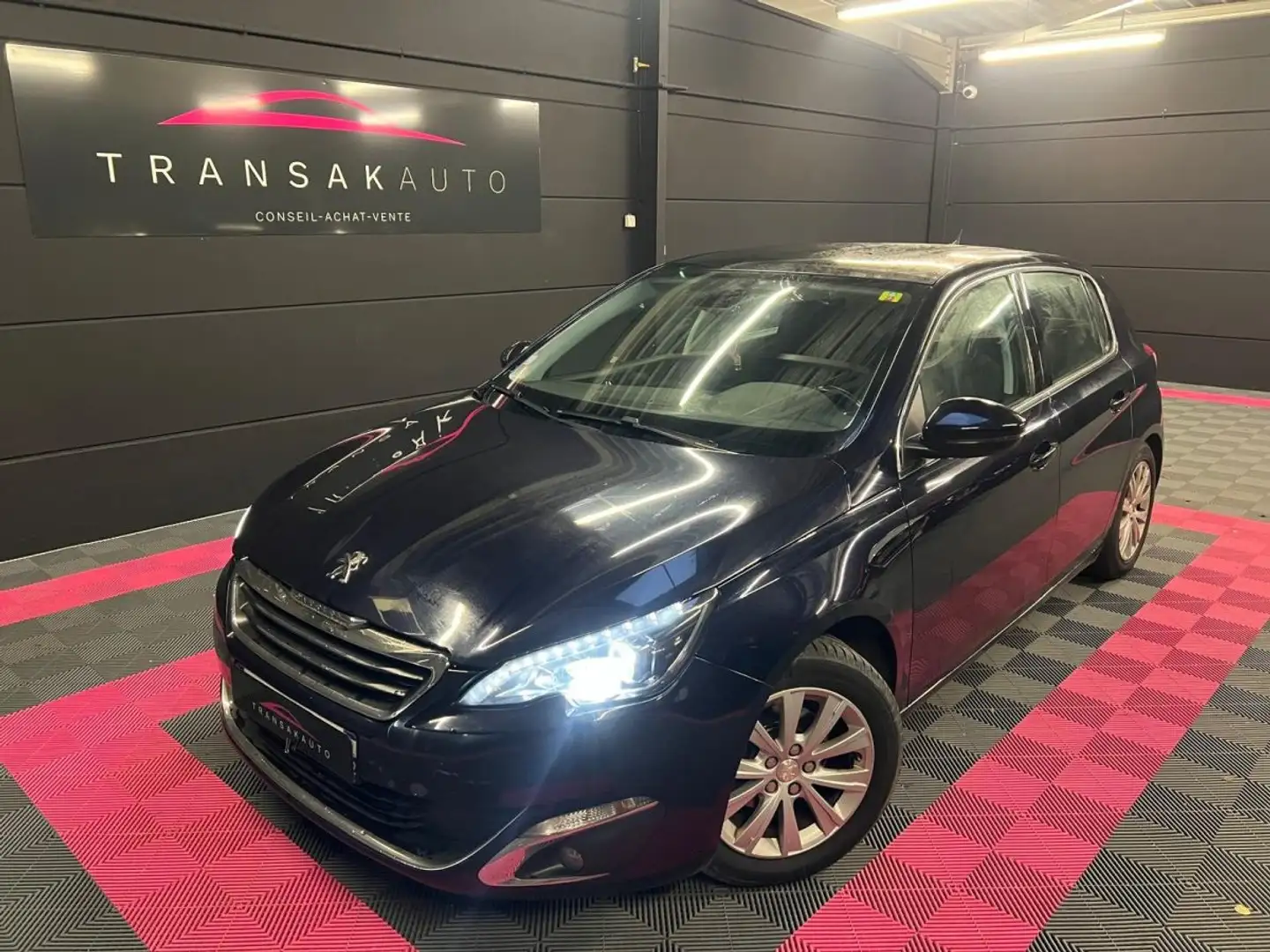 Peugeot 308 1.6 e-HDi 115ch FAP Allure / Kit Distribution neuve / Toit panoramique / Carplay / Car vertical ok Blau - 1
