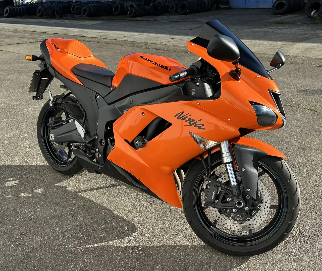 Kawasaki Ninja ZX-6R Portocaliu - 1