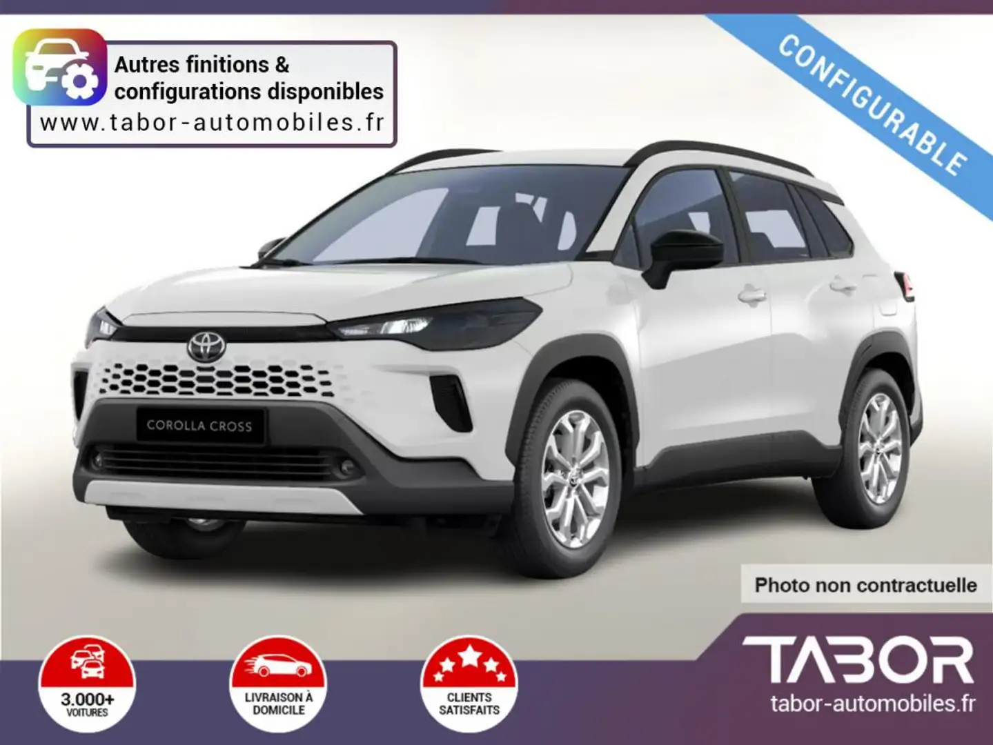 Toyota Corolla Cross 1.8 Hybrid 140 CVT Comfort Белый - 1