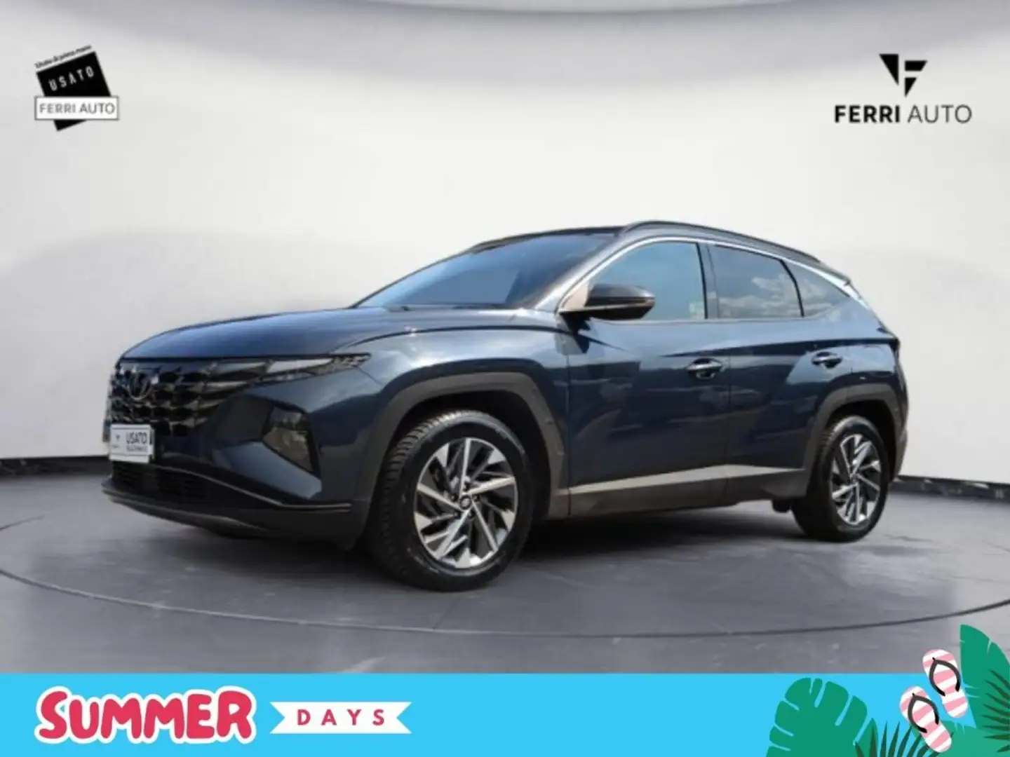 Hyundai TUCSON 1.6 CRDI XLine Blauw - 1