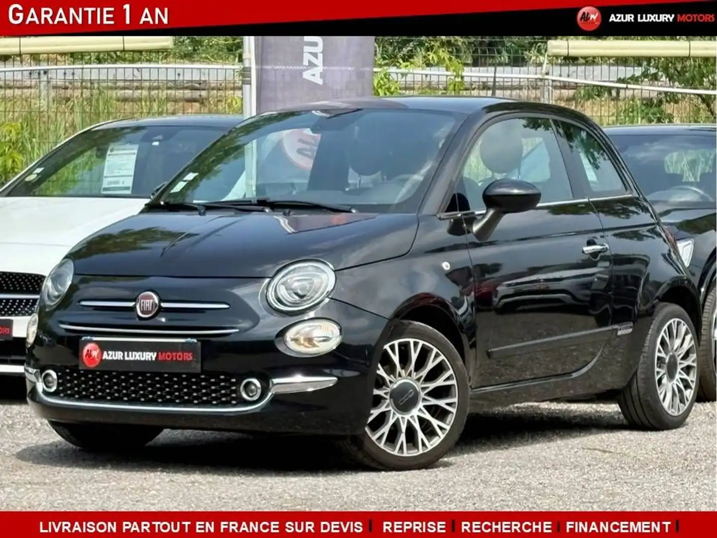 Fiat 500 II (2) POP STAR 69 CV Noir - 1