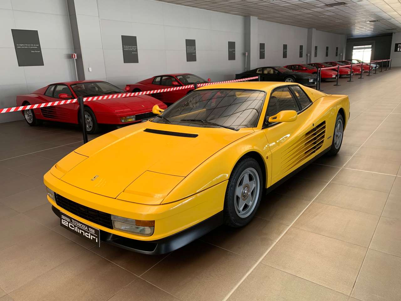 Ferrari Testarossa Monodado "Certificata Ferrari Classiche"