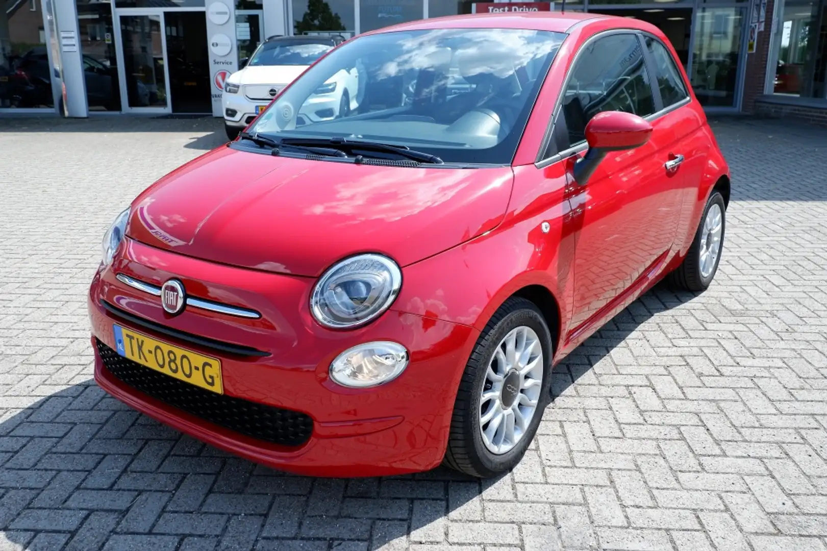 Fiat 500 0.9 TA T Popstar / Rijklaarprijs INCL 12 maanden B Rouge - 2
