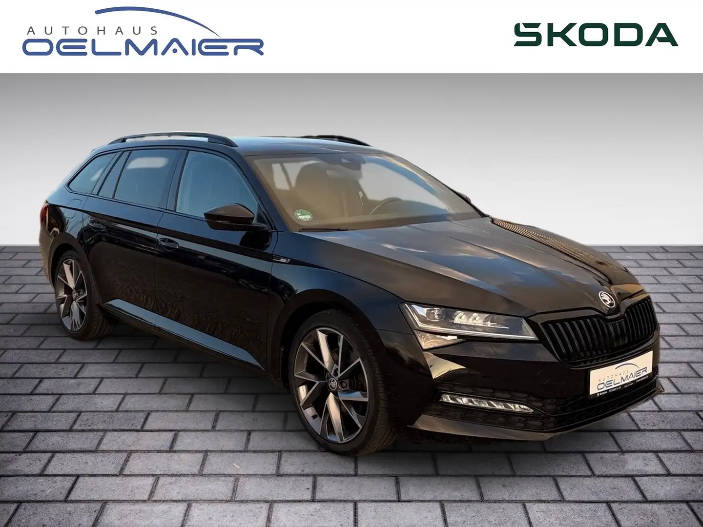 Skoda Superb Combi Sportline Schwarz - 2