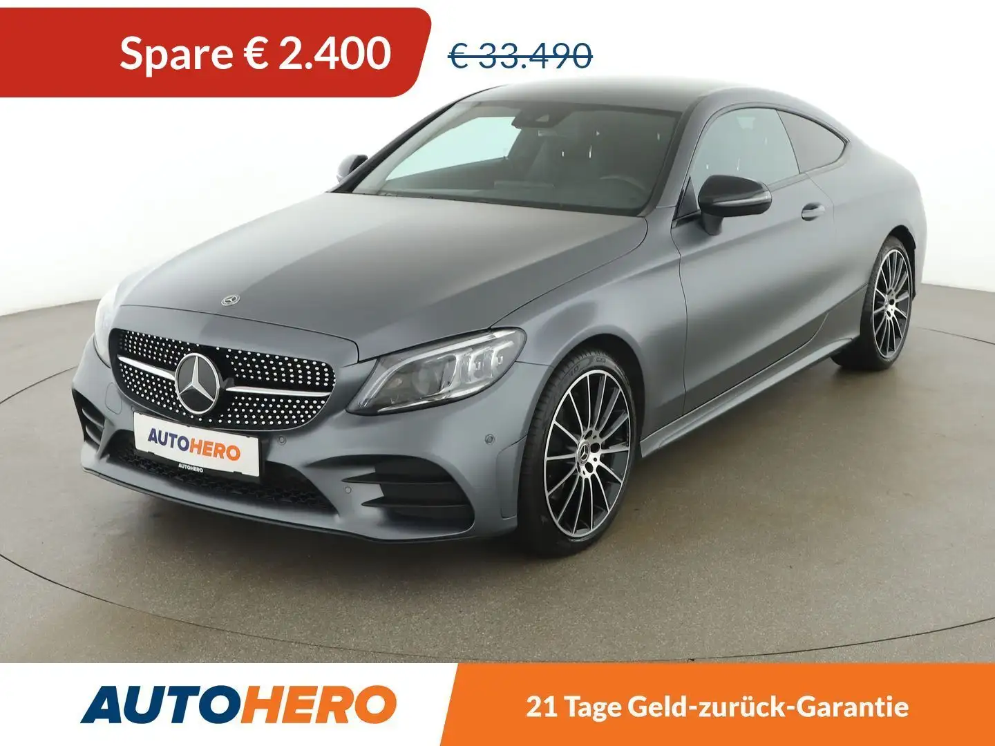 Mercedes-Benz C 220 C 220 d 4Matic AMG Line Aut. *MULTIBEAM*TOT*HUD* Gris - 1