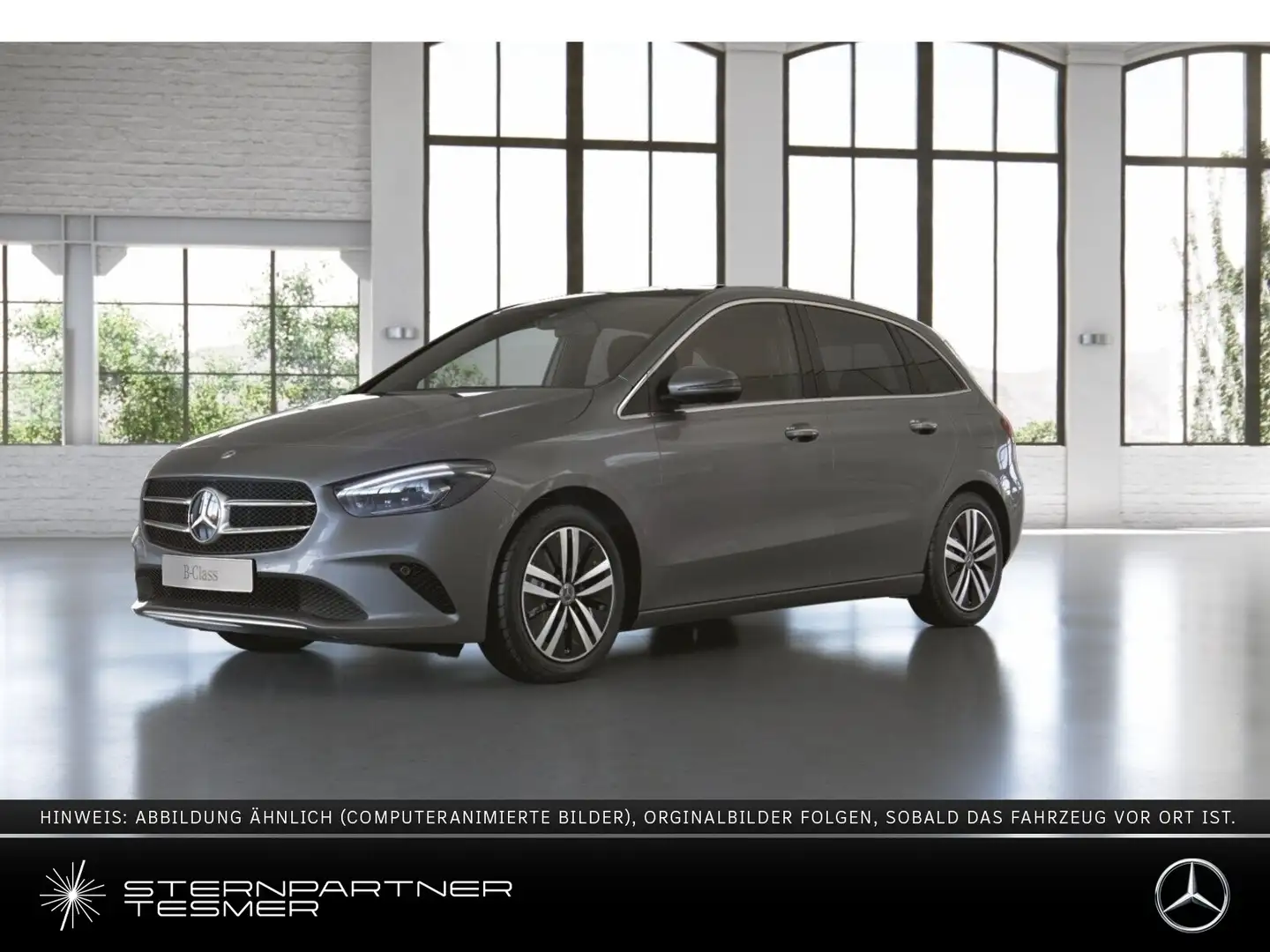 Mercedes-Benz B 180 d PROGRESSIVE +KAM+LED+TOTW+AMBI+PANO-DACH Grau - 1