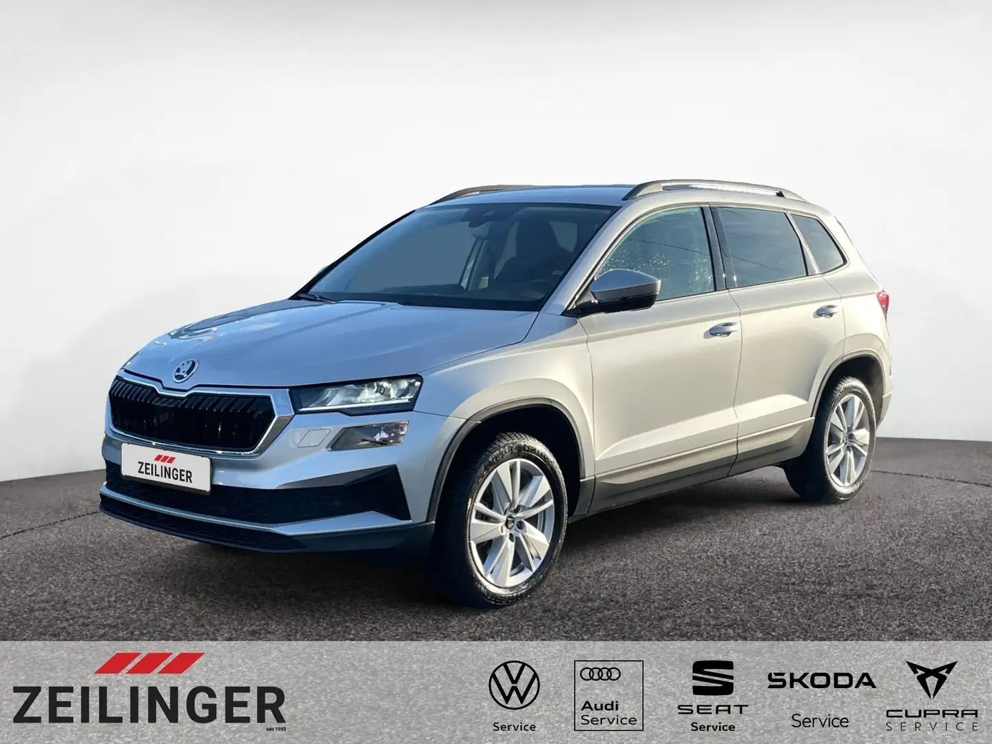 Skoda Karoq Selection TDI DSG|TOTWINKEL|NAV|KAMERA|ACC Silber - 1