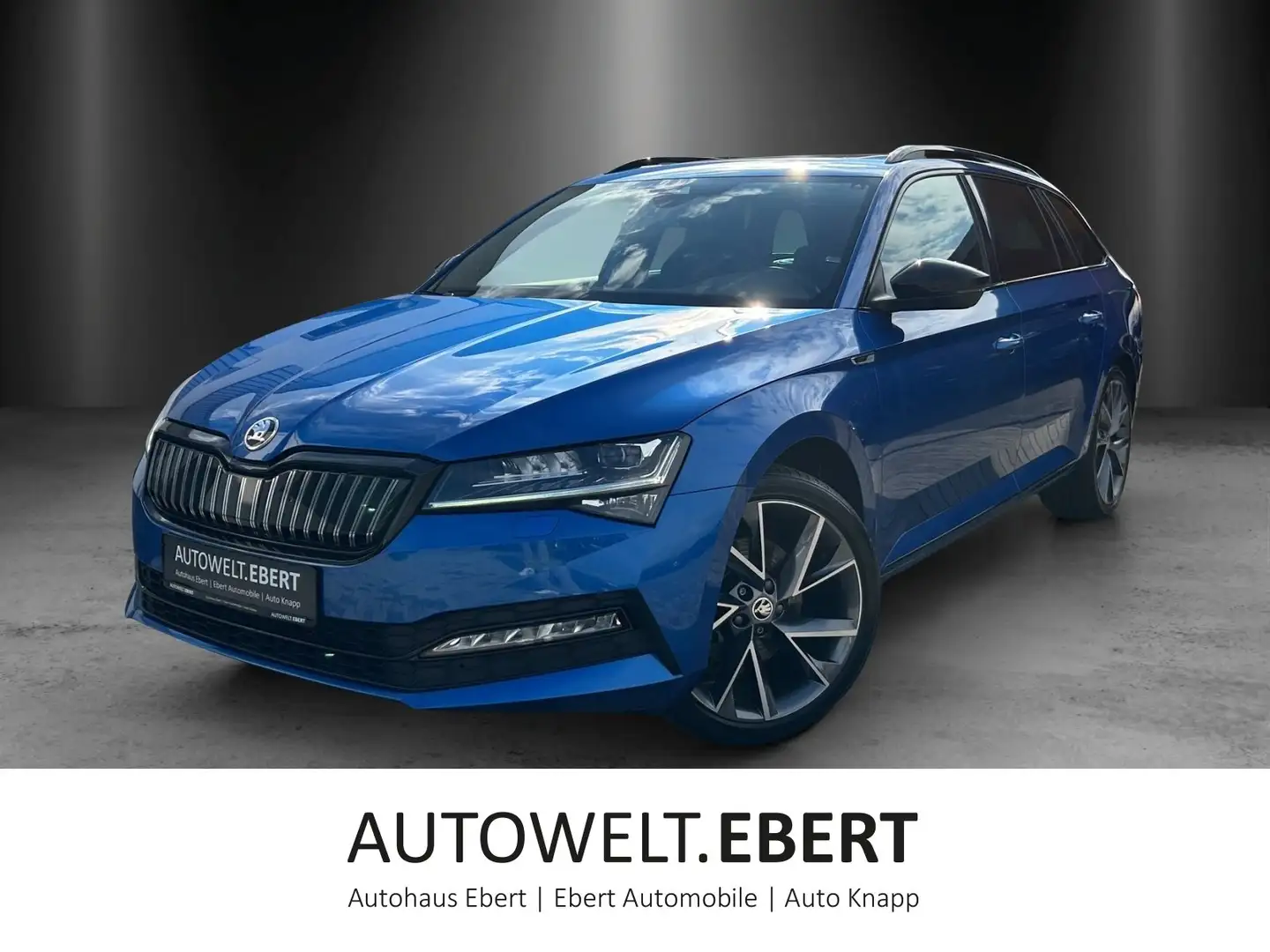 Skoda Superb Combi 1.4 TSI Sportline iV/AHK/PANO/ACC/ Blau - 1