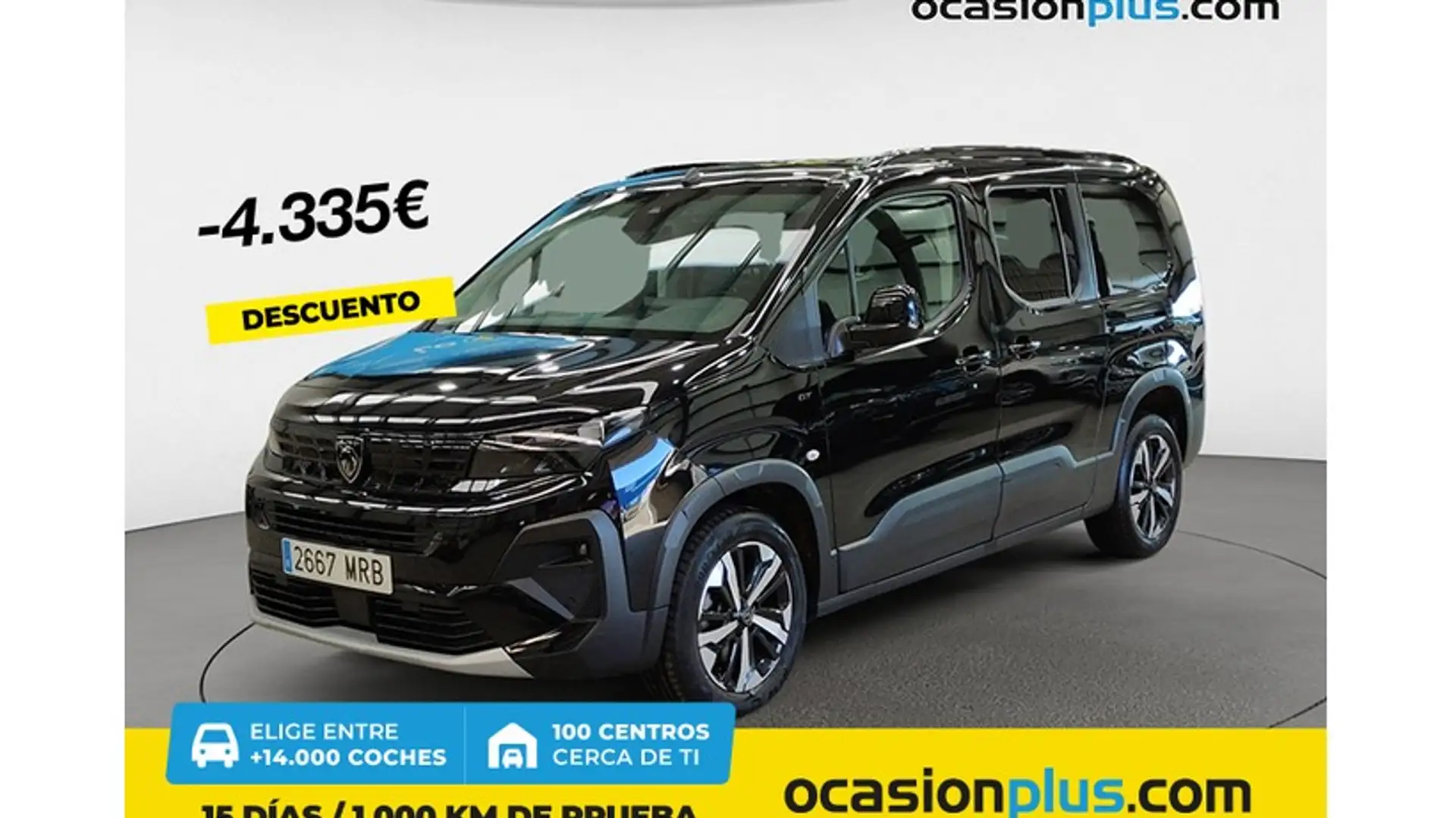 Peugeot Rifter 1.5BlueHDi S&S Long GT 130 EAT8 Negro - 1
