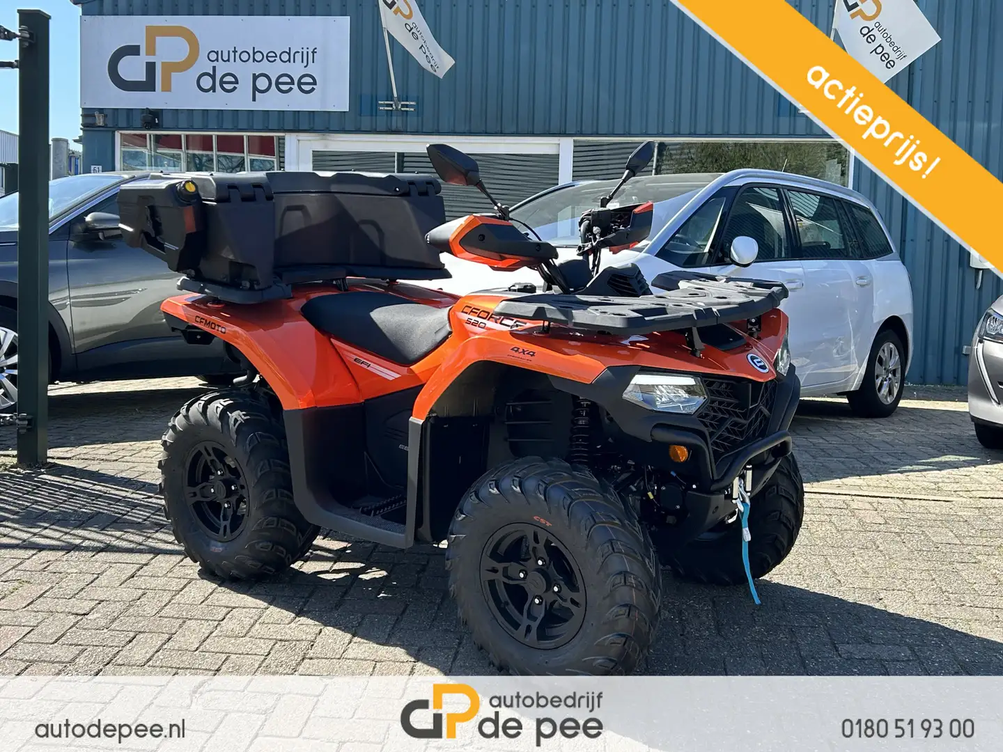 CFMOTO CForce 520 4x4/AUTOMAAT/STUURBEKR./LIER/AUTOKENTEKEN rijklaar Pomarańczowy - 1