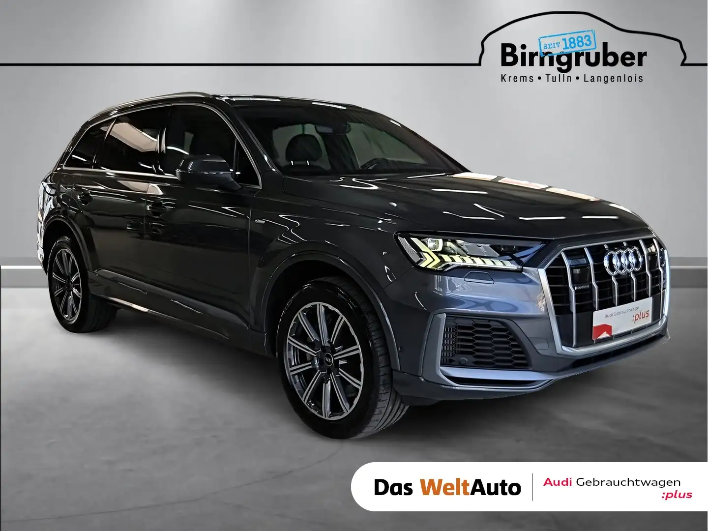 Audi Q7 55 TFSI e quattro S line Grau - 1
