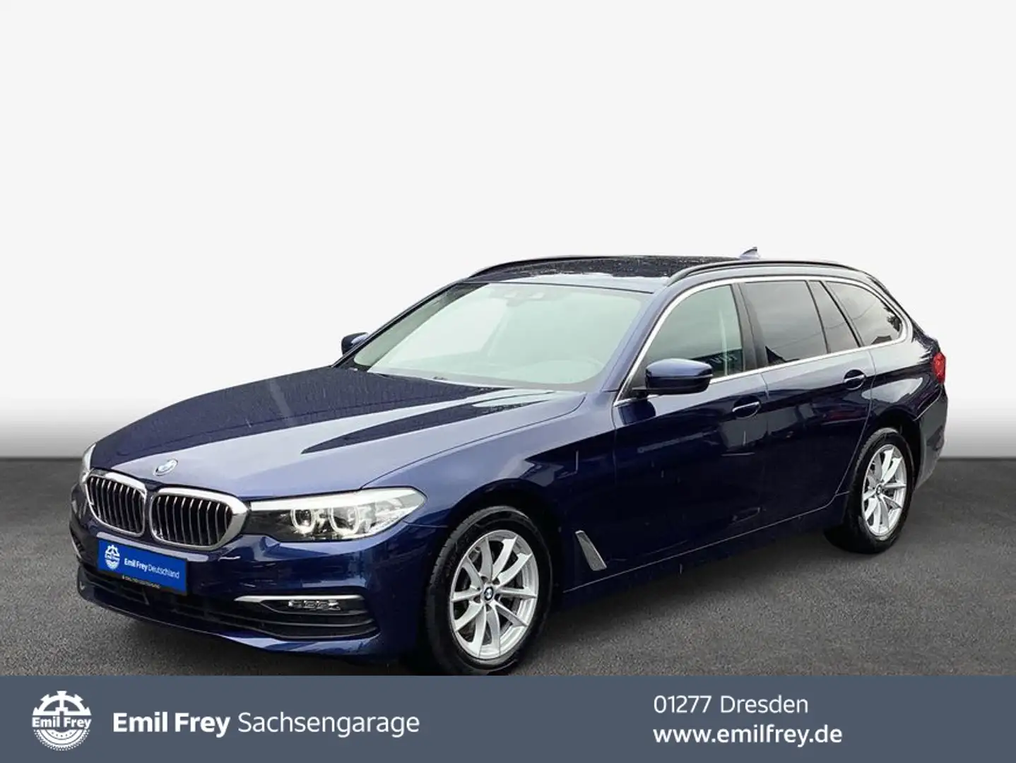 BMW 520 d xDrive Touring Aut.Standheizung Rückfahrcam Blau - 1