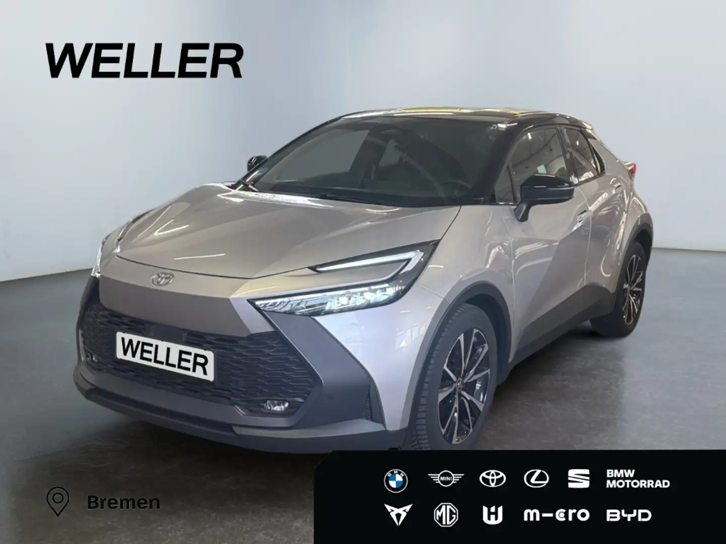 Toyota C-HR 1.8 Hybrid Team D *LED*ACC*CAM*Navi*CarPlay* Silber - 1