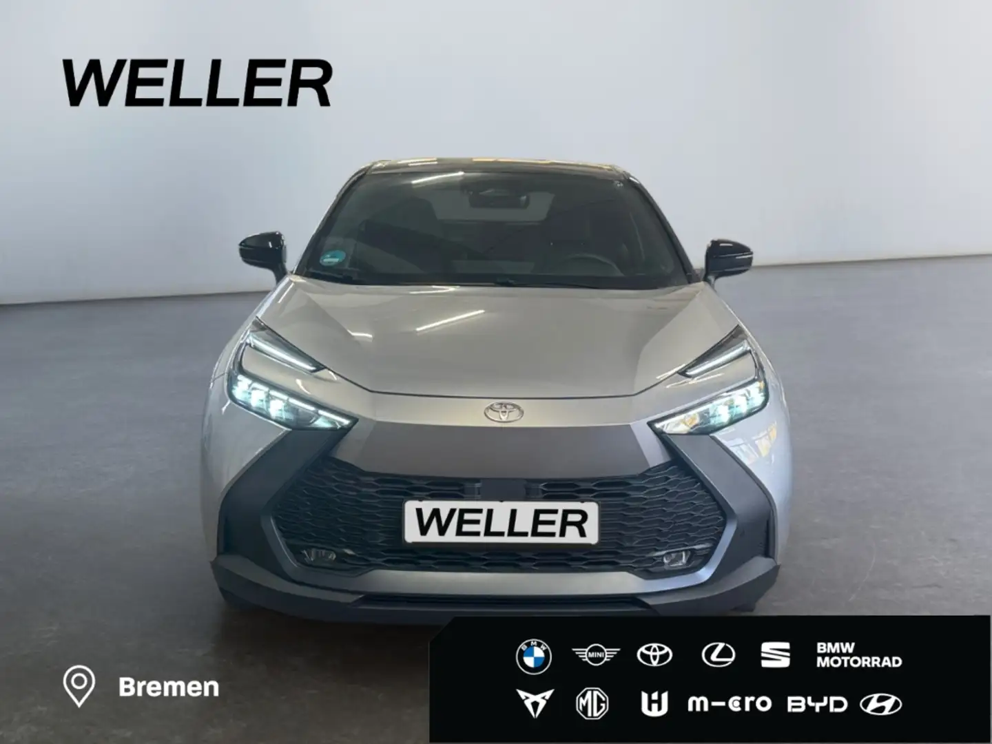 Toyota C-HR 1.8 Hybrid Team D *LED*ACC*CAM*Navi*CarPlay* Silber - 2