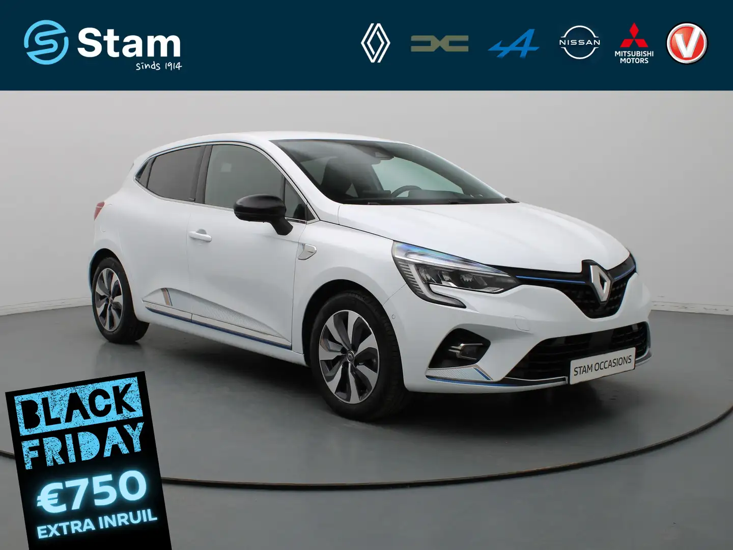 Renault Clio 140pk E-Tech Hybrid Initiale Paris Automaat BOSE | Blanc - 1