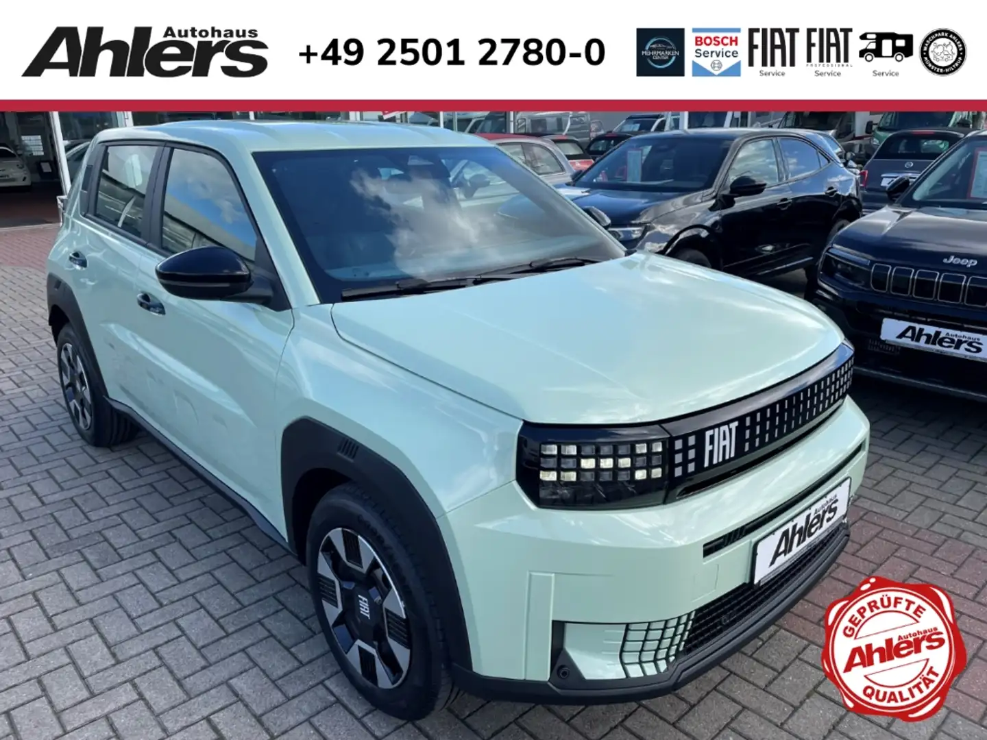 Fiat Grande Panda Icon+AUTOMATIK+NAVI+KAMERA+CARPLAY+PDC+DAB+ Blau - 1