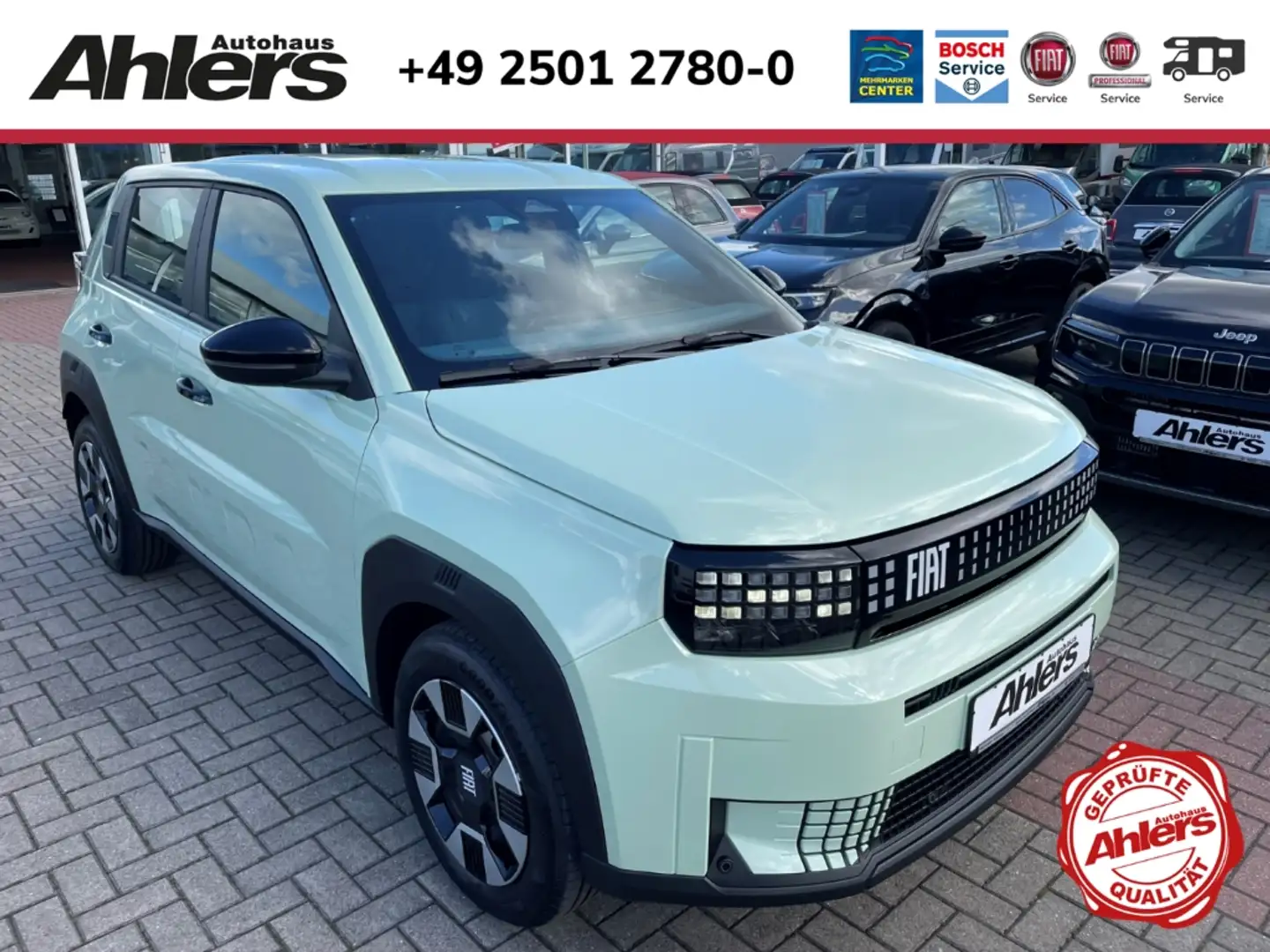 Fiat Grande Panda Icon+AUTOMATIK+NAVI+KAMERA+CARPLAY+PDC+DAB+ Bleu - 1