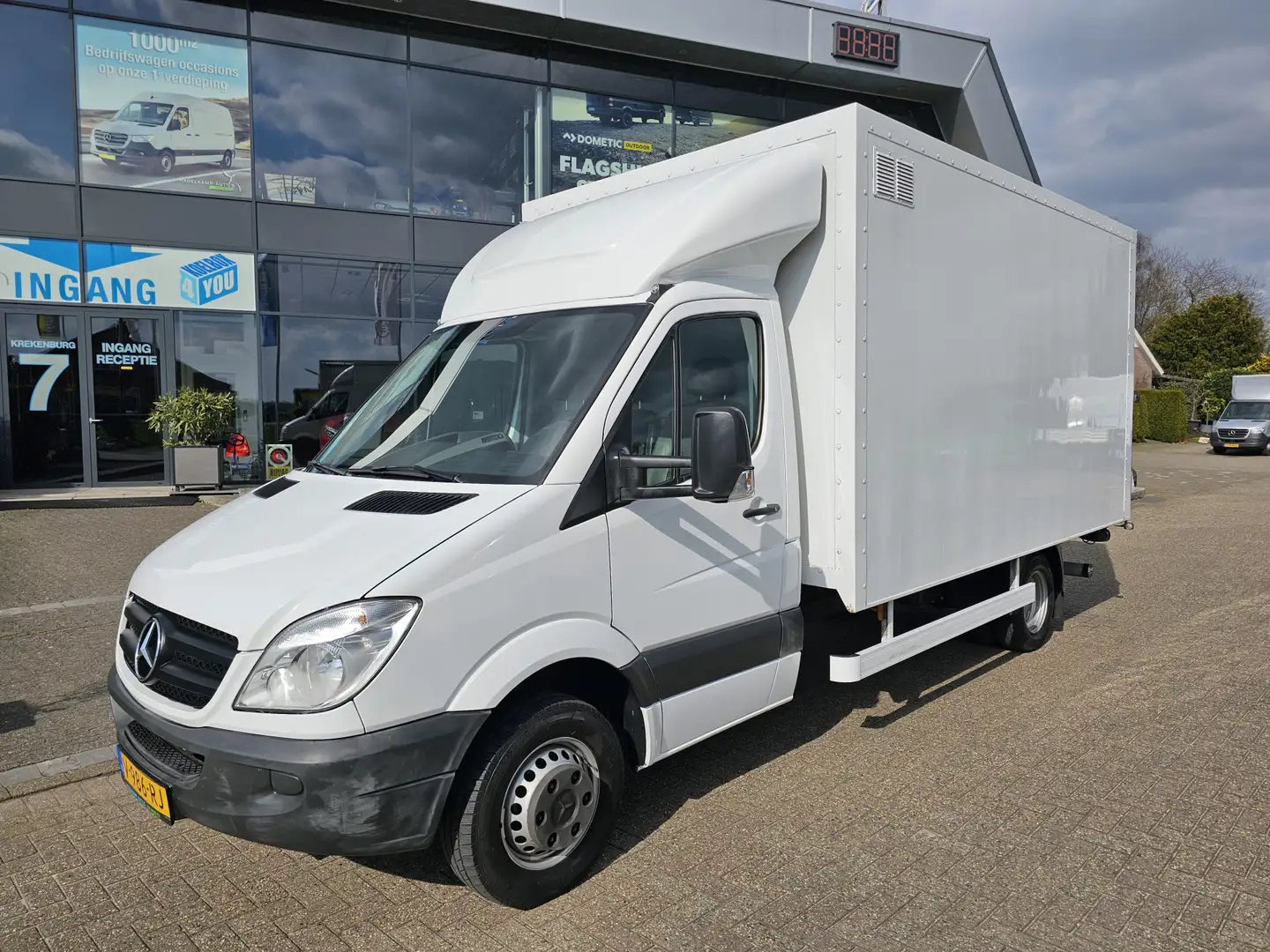 Mercedes-Benz Sprinter 516 CDI WB432 Bakwagen met Laadklep en Schuifzeil Blanco - 1