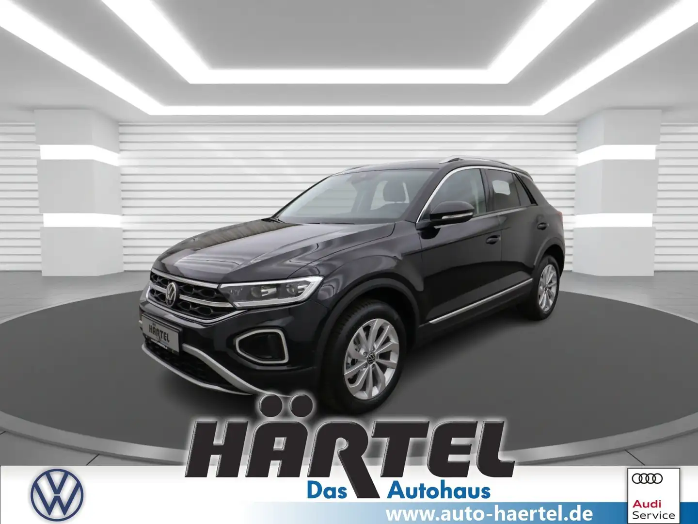 Volkswagen T-Roc STYLE 1.5 TSI DSG (+ACC-RADAR+NAVI+AHK) LED Zwart - 1