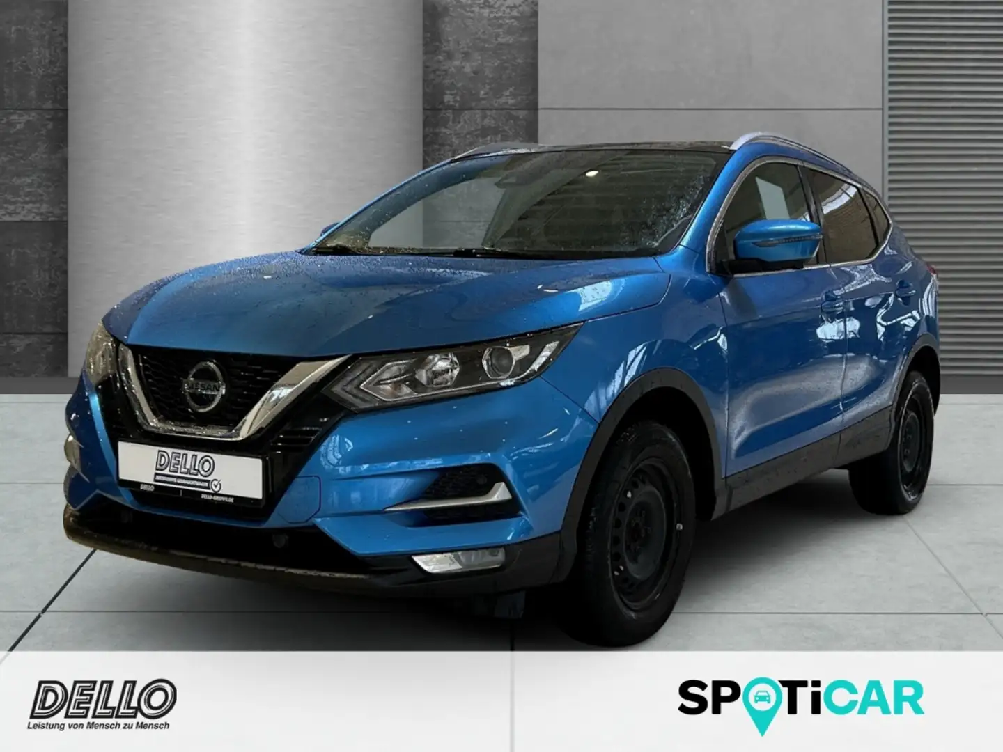 Nissan Qashqai Zama 1.3 DIG-T Aut Panorama Navi 360 Kamera Mehrzo Bleu - 1