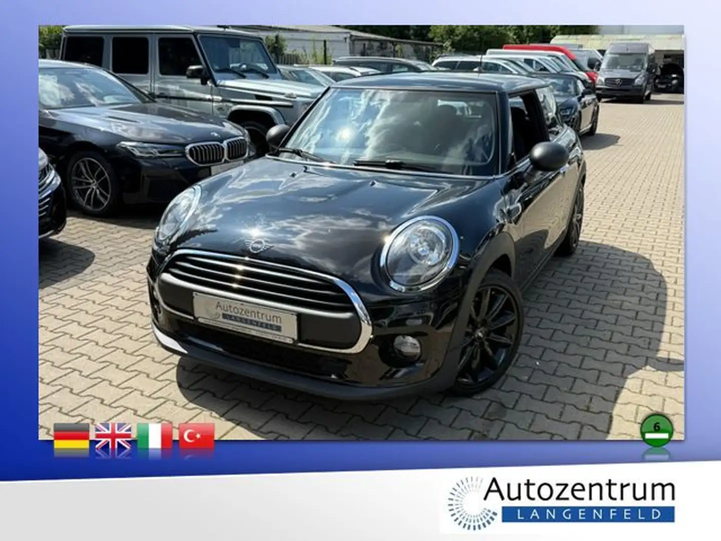 MINI Cooper One 1.5 *1.HAND*KLIMA*ALU*SITZHEIZUNG* Schwarz - 1