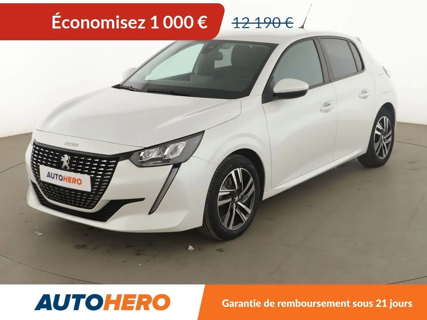 Peugeot 208 1.2 PureTech Allure Business Blanc - 1