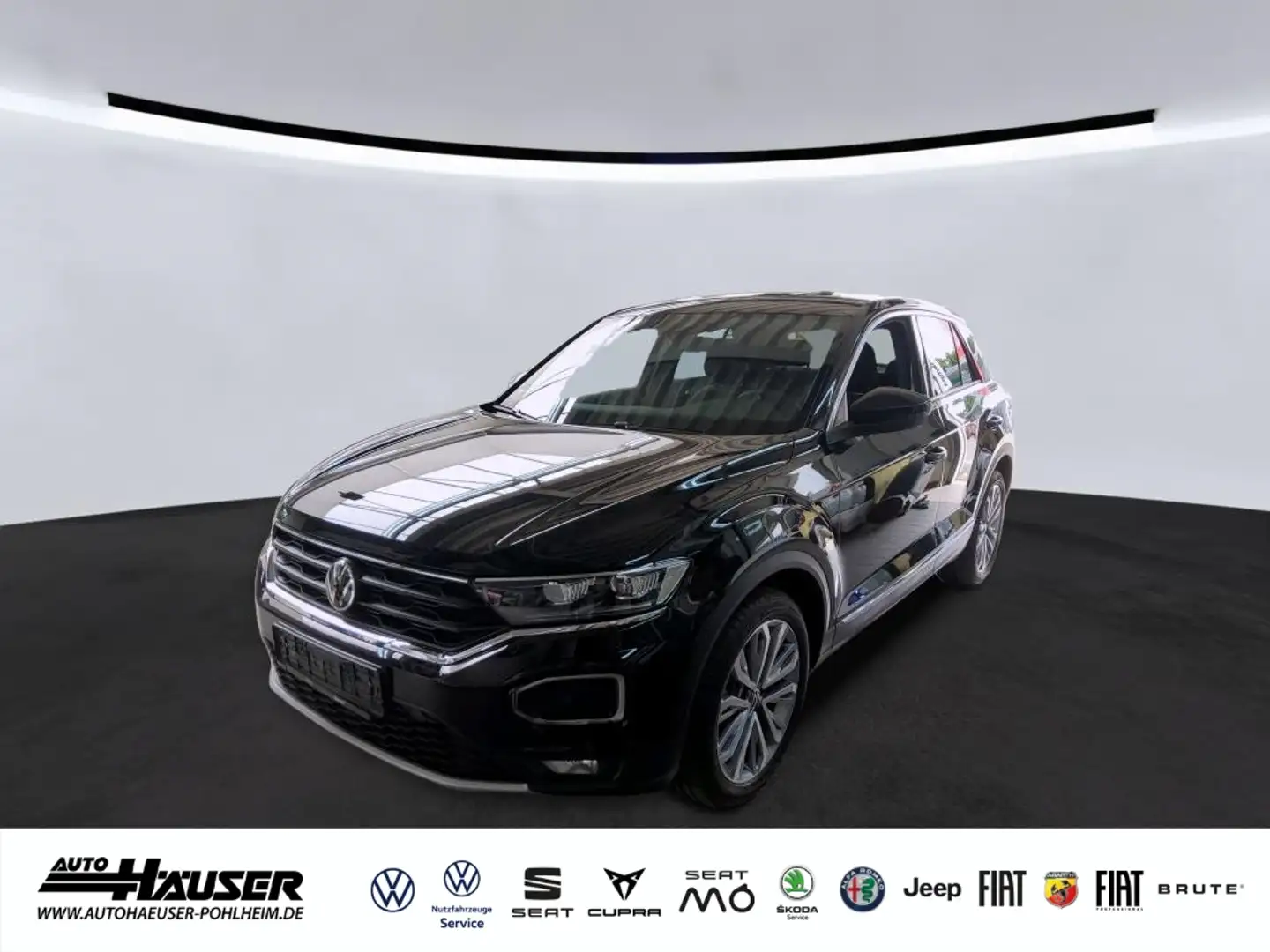 Volkswagen T-Roc Sport 1.5 TSI DSG AHK EL. HECKKL. NAVI KAMERA LED Schwarz - 1