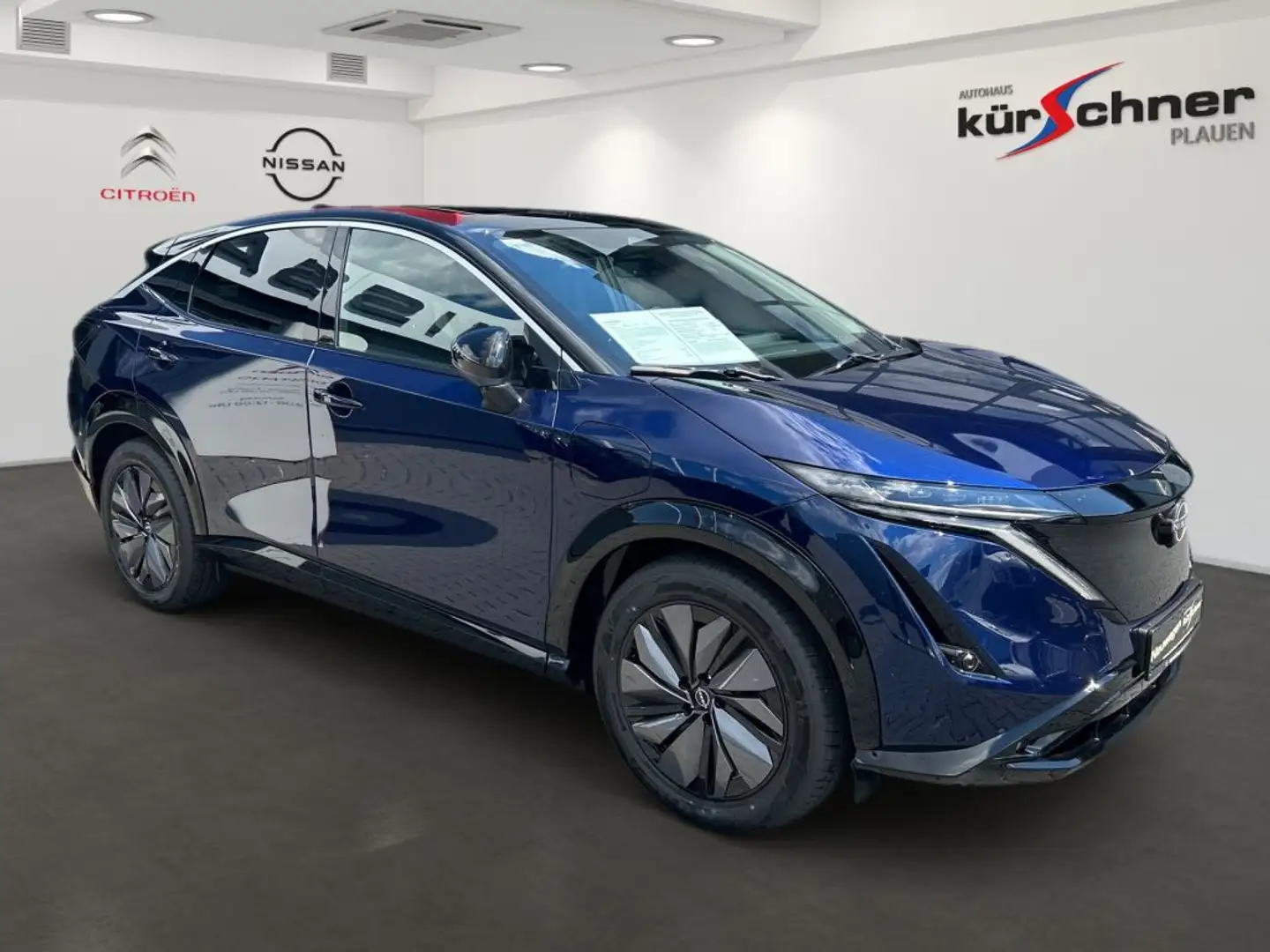 Nissan Ariya 87 kWh Advance Pack Blau - 2