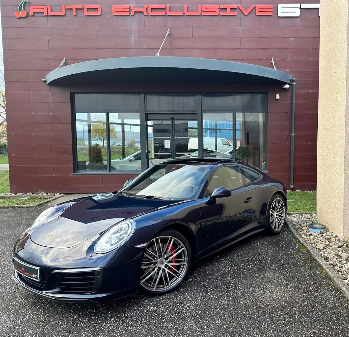 Porsche 911 Carrera 4S Coupé 3.0i 420 PDK Bleu - 1