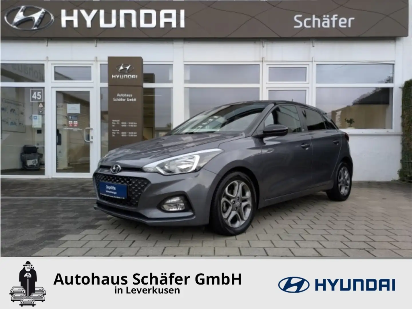 Hyundai i20 YES! Navi DAB SHZ LenkradHZG Temp Klimaautom Kom-p Negro - 1