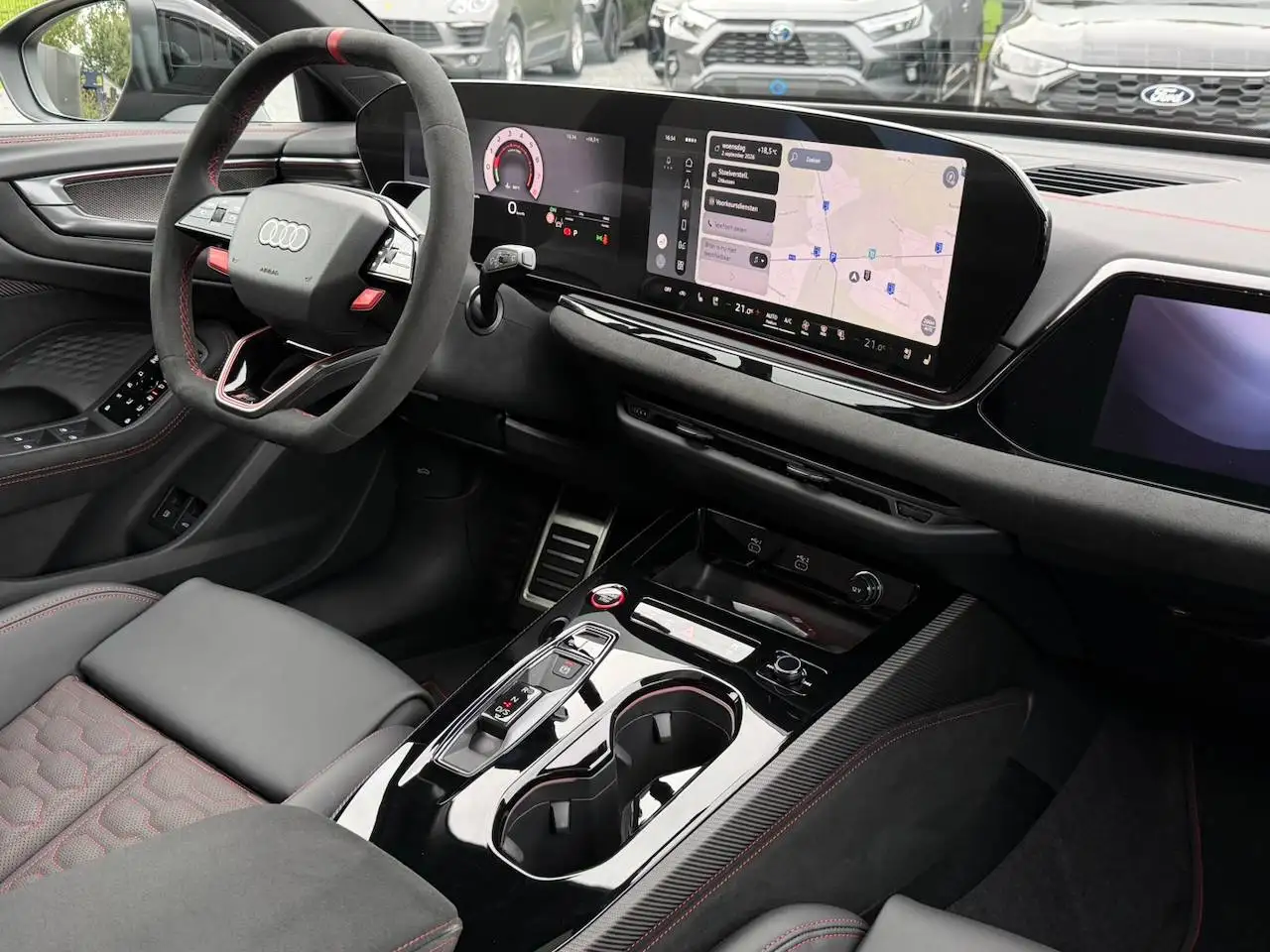 Audi RS5 AVANT TECH PRO SPORTPACK KERAMISCHE REMMEN PANORAMA GEKOELDE ZETELS MASSAGE B&O 360° CAM, миниатюра 6