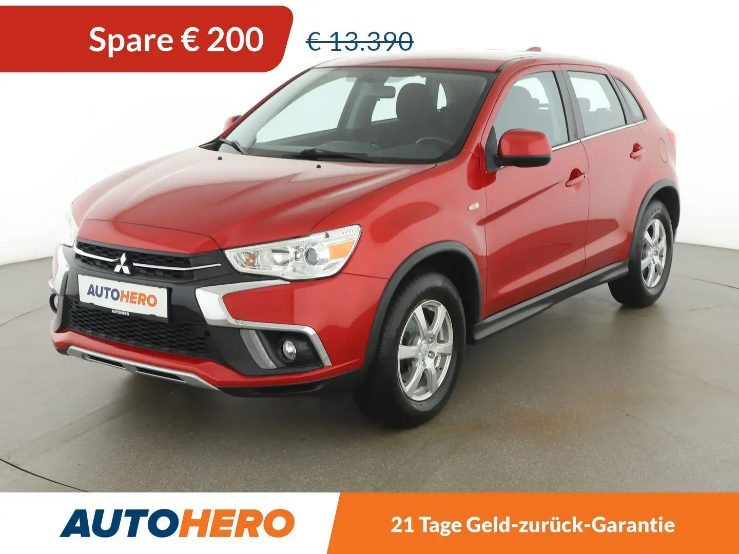 Mitsubishi ASX 1.6 DI-D Austria Edition Connect 4WD Rood - 1