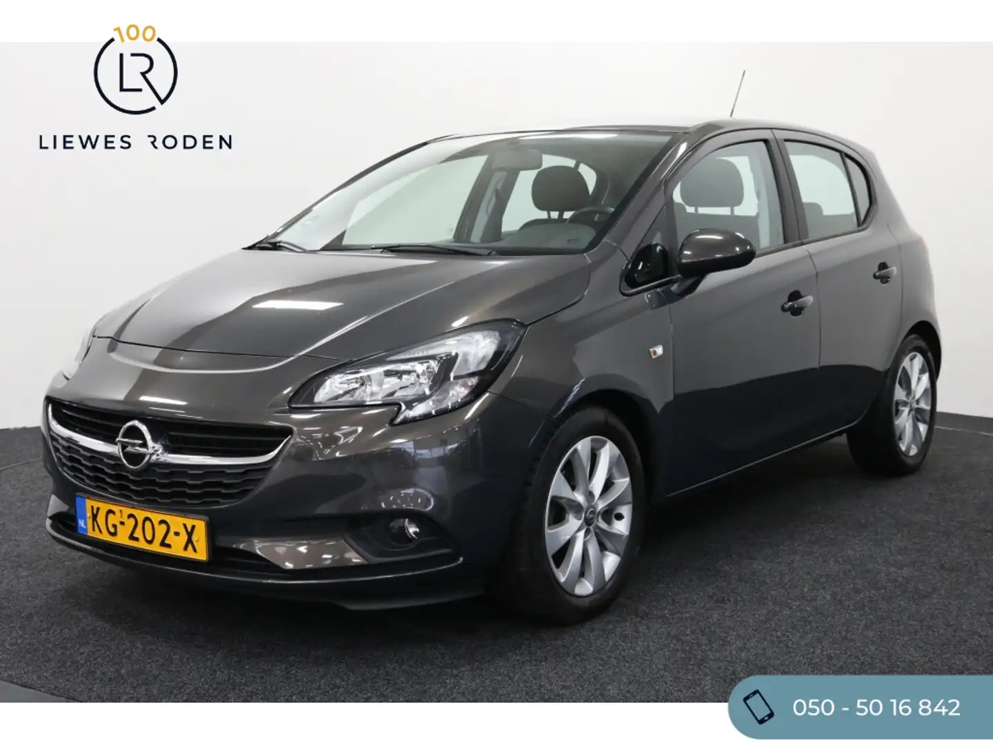 Opel Corsa 5-drs 1.4-16v Edition Grijs - 1