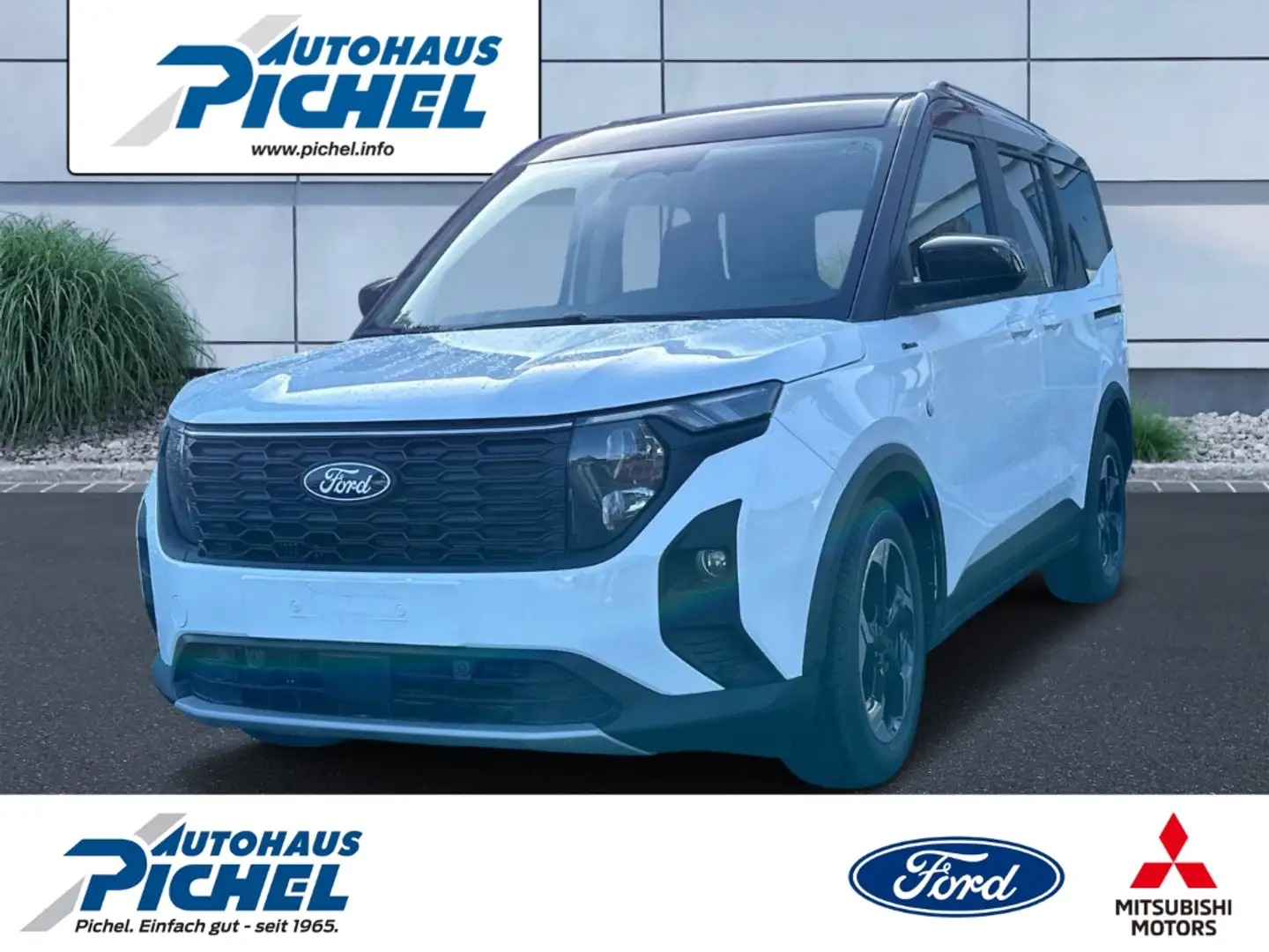 Ford Tourneo Courier Active DACHKONTRASTFARBE SCHWARZ+KLIMAAUTOMATIK+TW Weiß - 1