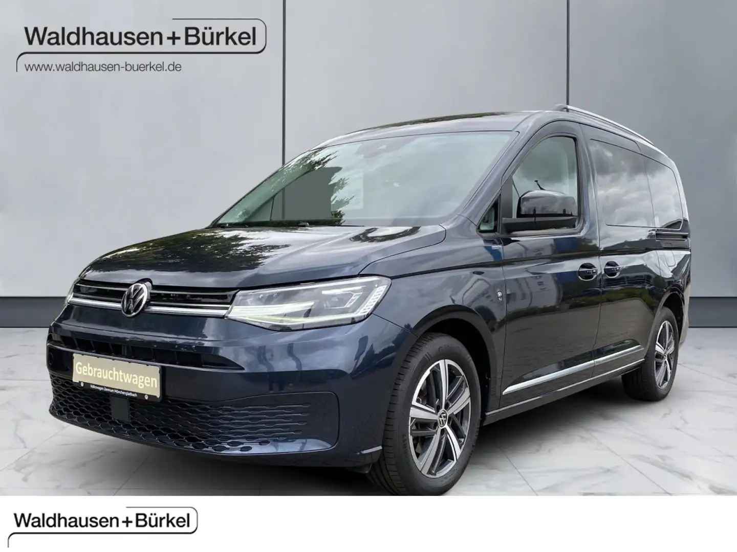 Volkswagen Caddy MAXI STYLE 1.5 TGI*LED*APP*DAB+* Klima Navi Bleu - 1