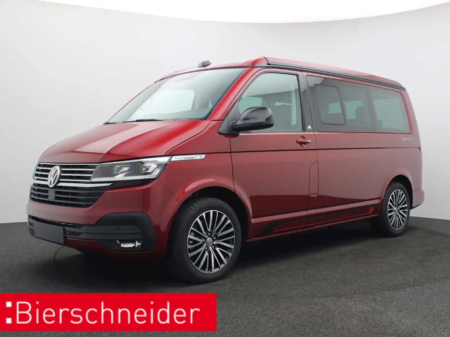 Volkswagen T6.1 California Beach 2.0 TDI DSG 4Mo. Camper LED NAVI ACC KLIMA A Červená - 1