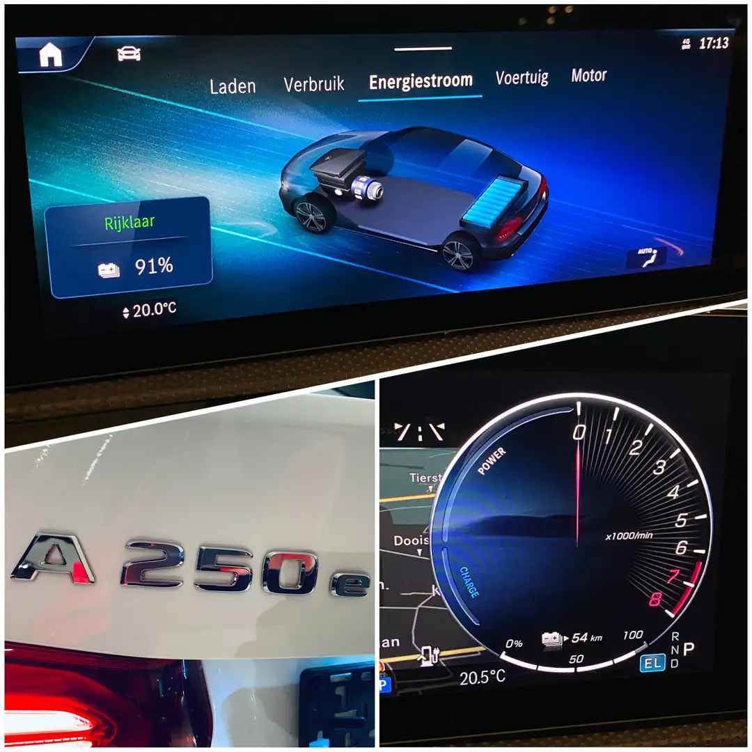 Mercedes-Benz A 250 e 8G Plug-in LUXURY NIGHT Distronic/Memory/360° Blanco - 2