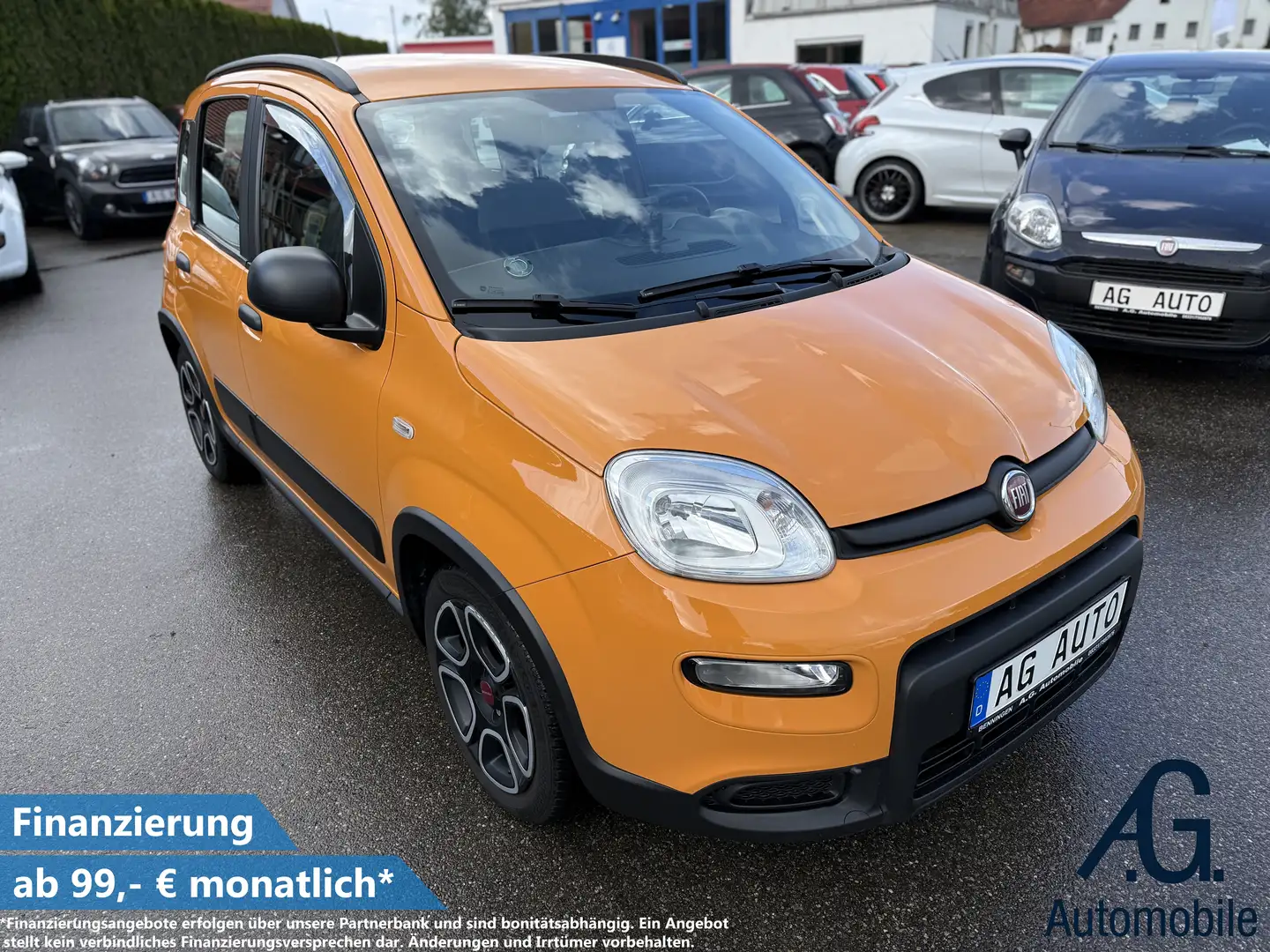 Fiat Panda +Garantie Mild-Hybrid Klima AHK Service NEU Orange - 1