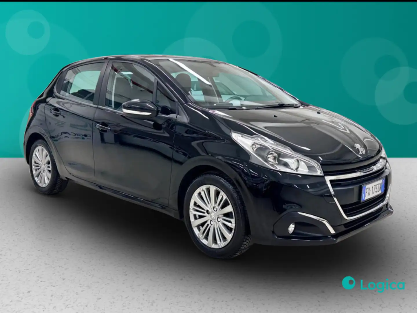 Peugeot 208 5 Porte 1.2 PureTech Active Noir - 1