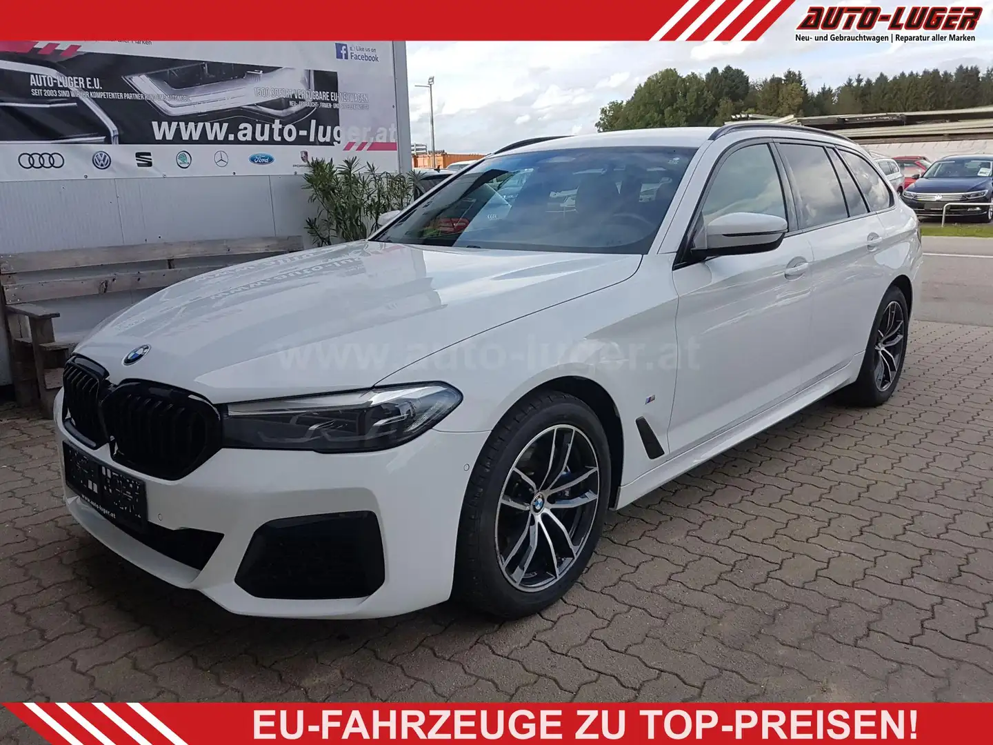 BMW 520 Touring d xDrive M Sport 140 kW (190 PS), Autom... Weiß - 1