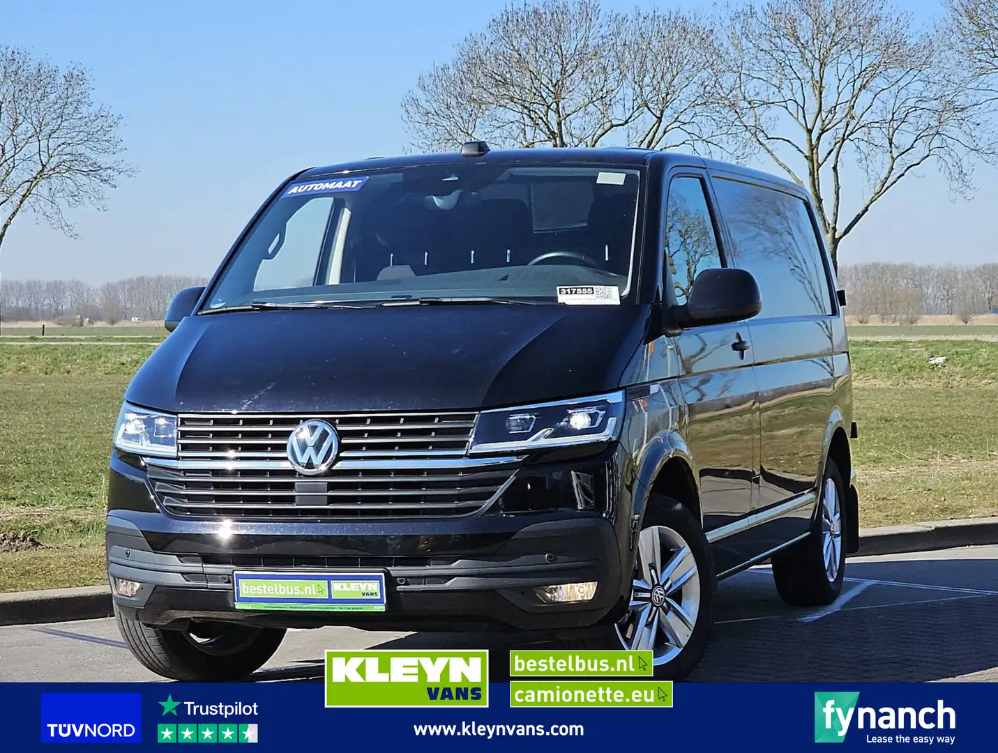 Volkswagen Transporter 2.0 TDI T6.1 LED L1H1 150Pk! Zwart - 1