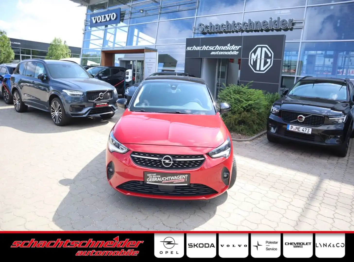 Opel Corsa-e Elegance+Leder+MatrixLED Rot - 1