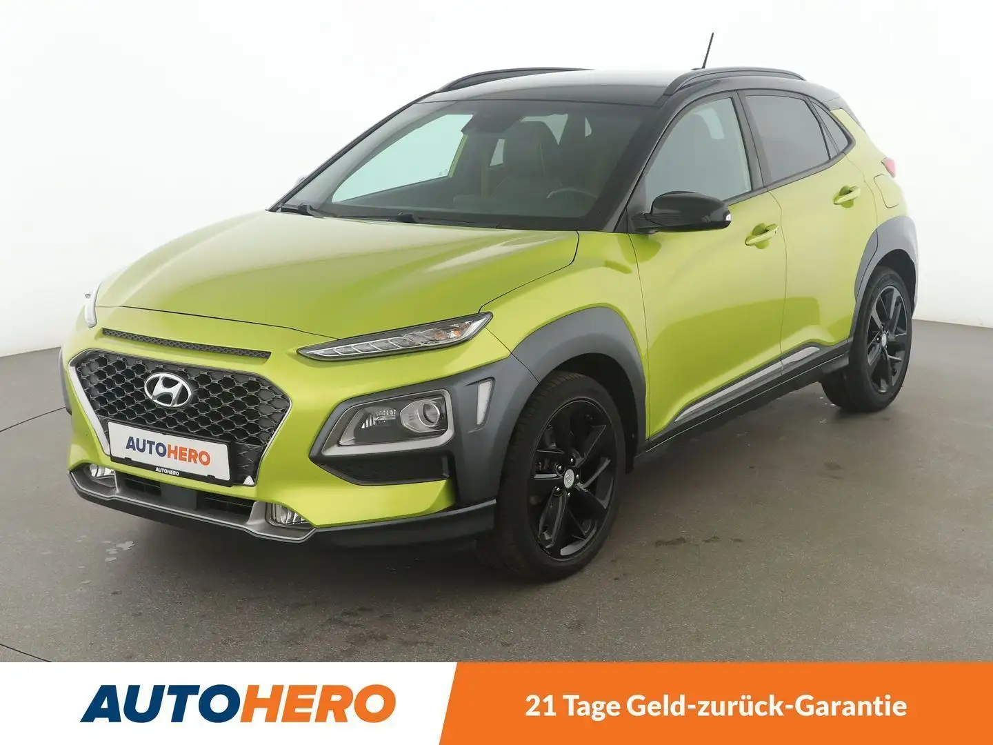 Hyundai KONA 1.6 TGDI Style 4WD Aut.*LED*SPUR*CAM*PDC*SHZ* Geel - 1