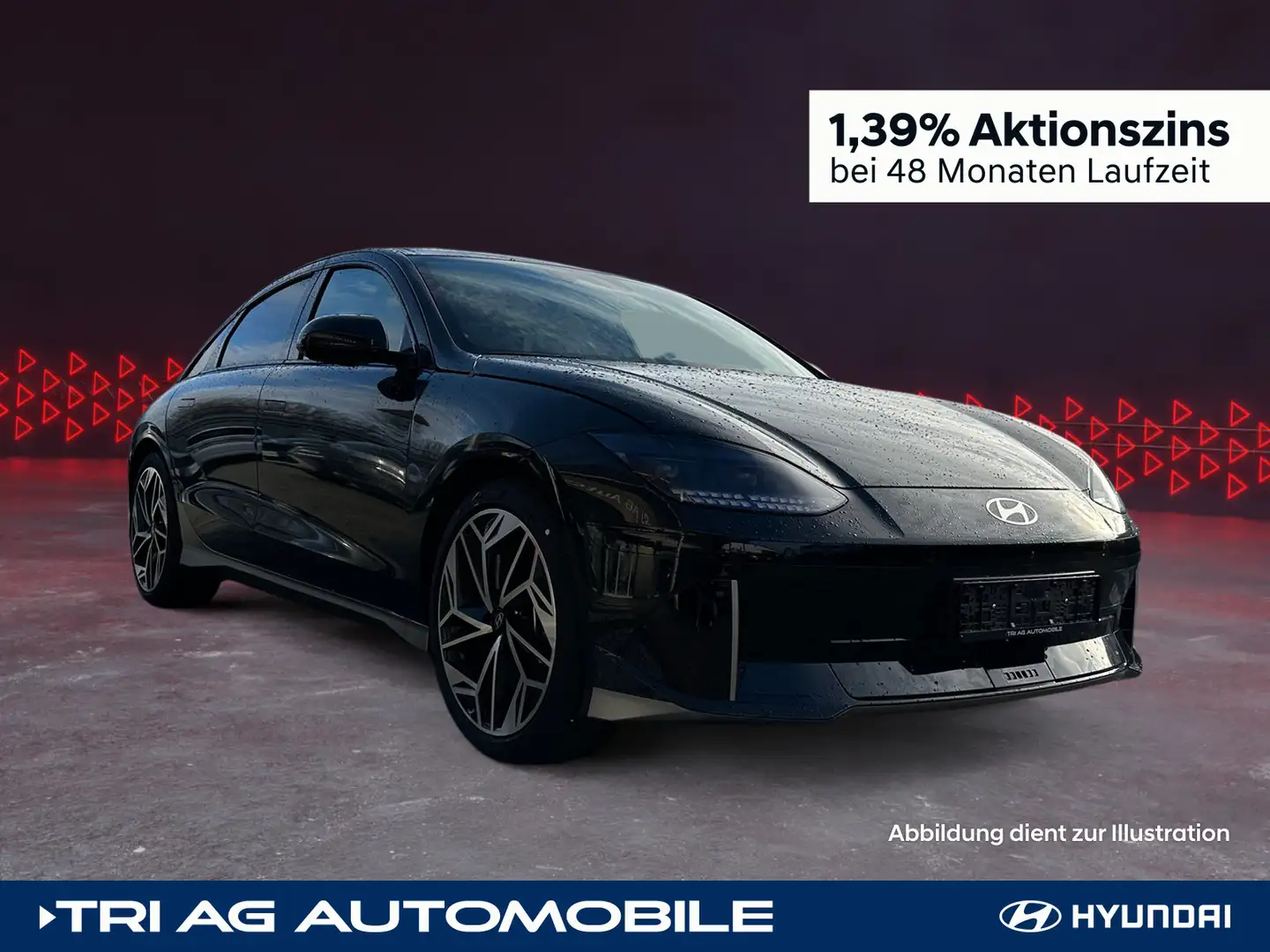 Hyundai IONIQ 6 Ioniq 6 Uniq-Paket Allradantrieb 20" LM-Felgen G Zelená - 1